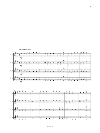 Varitions sur un Choral de Schumann - Catherine Baert - Partition