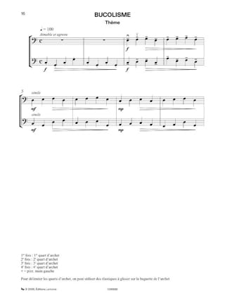 Jeux d'archet - 2 Violoncelles - Frédéric Borsarello - Partition