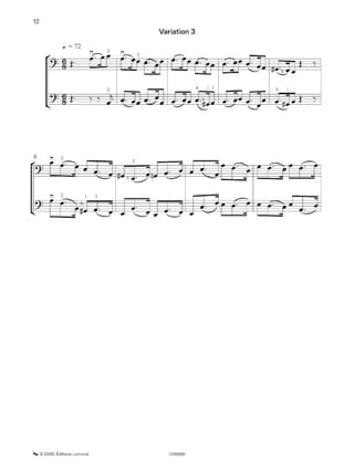 Jeux d'archet - 2 Violoncelles - Frédéric Borsarello - Partition