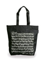 Sac Shopping - NOIR - BACH - Cadeaux - Musique - Accessoire