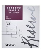 D'Addario Organics Réserve - Anches Clarinette Sib 2.5