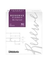D'Addario Reserve Classic - Anches Clarinette Sib 3.0