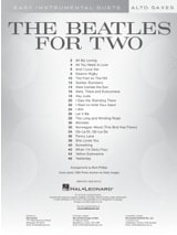 The Beatles for Two - Sax Alto - Beatles - Partition - Saxophone