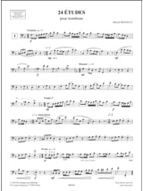 24 Etudes - Trombone - Olivier Renault - Partition - Trombone