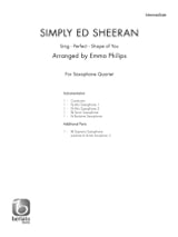 Simply Ed Sheeran - Quatuor de saxophones - Ed Sheeran - Partition