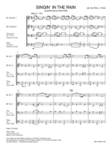 Singin' in the Rain - Quatuor de Cuivres - Gene Kelly - Partition
