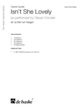Isn't She Lovely - Quatuor de Clarinettes - Stevie Wonder - Partition