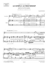 As simple as friendship - Ivan Boumans - Partition - Cor