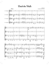 Swingin' Christmas Quartets - Bert Lochs - Partition - Trompette