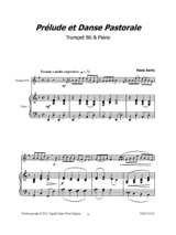 Prelude et Danse Pastorale - Hans Aerts - Partition - Trompette