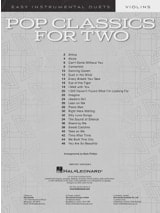 Pop Classics For Two - Violons - Partition - Violon