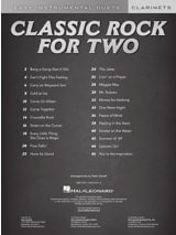 Classic Rock for Two Clarinets - Partition - Clarinette