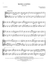 Classic Rock for Two Clarinets - Partition - Clarinette