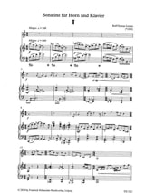 Sonatine - Rolf Thomas Lorenzo - Partition - Cor