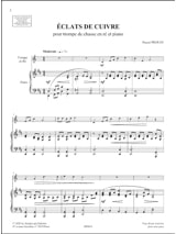 Eclats de cuivre - Pascal Proust - Partition - Cor