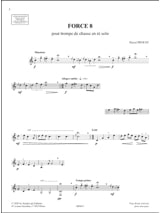 Force 8 - Pascal Proust - Partition - Cor