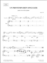 Un printemps bien singulier - Marc Lys - Partition - Cor