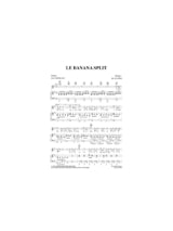 Banana Split - LIO - Partition - Chanson française