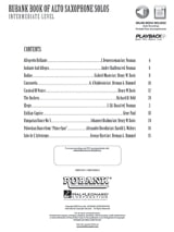 Rubank Book of Alto Saxophone Solos - Intermediate Level - Partition