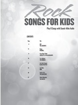 Drum Play-Along Volume 41 - Rock Songs for Kids - Partition - Batterie