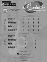 Jazz Play-Along Volume 110 - Just Standards - Partition - Jazz