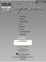 Violin Play-Along Volume 65 - Taylor Davis - Taylor Davis - Partition