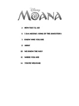 Vaiana - Musique du Film - DISNEY - Partition - Trompette