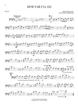 Vaiana - Musique du Film - DISNEY - Partition - Violoncelle