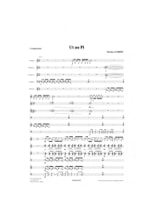 Ut au Pi - Nicolas Gahery - Partition - Ensemble de percussions