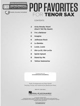Pop Favorites - Easy Instrumental Play-Along - Partition - Saxophone