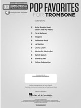 Pop Favorites - Easy Instrumental Play-Along - Partition - Trombone