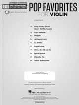 Pop Favorites - Easy Instrumental Play-Along - Partition - Violon