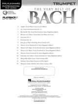 The Very Best of Bach - BACH - Partition - Trompette
