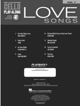 Cello Play-Along Volume 7 - Love Songs - Partition - Violoncelle