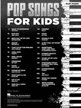 Pop Songs for Kids - Piano Facile - Partition - Pop / Rock