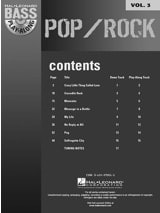 Bass Play-Along Volume 3 - Pop/Rock - Partition - Guitare