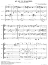 We Are the Champions - Pops for String Quartet - Queen - Partition