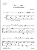 Bella Vista - Pascal Proust - Partition - Saxophone