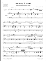 Ballade à Soho - Jérôme Naulais - Partition - Saxophone