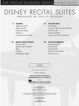Disney Recital Suites - DISNEY - Partition - Musique de film