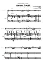 Fantaisie, Opus 60 - Jean-Baptiste Singelée - Partition - Saxophone