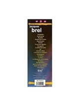 Paroles, Accords & Mélodie - Jacques Brel - Partition