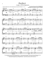 Perfect - Ed Sheeran - Partition - Harpe