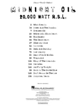 20,000 Watt R.S.L. - Midnight Oil - Partition - Pop / Rock