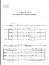 Pentabones - Pascal Proust - Partition - Trombone