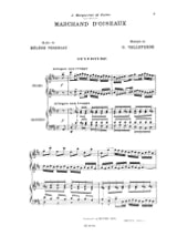 Marchand d'Oiseaux. 4 mains - Germaine Tailleferre - Partition - Piano
