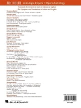 Ricordi Opera Anthology - Baryton - Partition - Opéras
