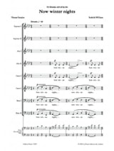 Now winter nights - Roderick Williams - Partition - Chœur