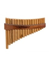Instrument - FLUTE DE PAN Premium en Do majeur à 18 tubes