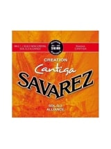 JEU de Cordes pour Guitare SAVAREZ CANTIGA CREATION ROUGE tirant standard 